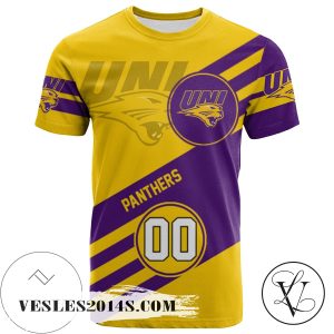 Northern Iowa Panthers All Over Print T-shirt Sport Style Logo   – NCAA