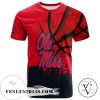 Ole Miss Rebels All Over Print T-shirt Men’s Basketball Net Grunge Pattern – NCAA