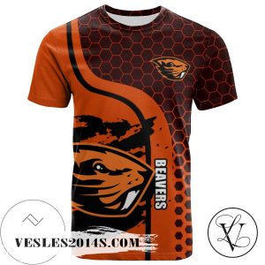 Oregon State Beavers All Over Print T-shirt My Team Sport Style – NCAA