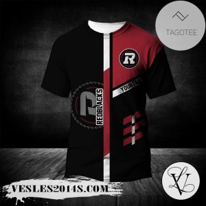 Ottawa RedBlacks T-Shirt Personalized Custom Text  – CA FOOTBALL