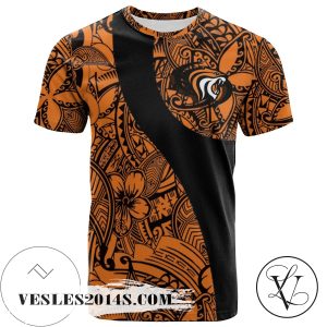 Pacific Tigers All Over Print T-shirt Polynesian   – NCAA