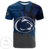 Penn State Nittany Lions All Over Print T-shirt Men’s Basketball Net Grunge Pattern – NCAA