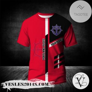 Portland Pilots Personalized Custom Text All Over Print T-shirt  – NCAA