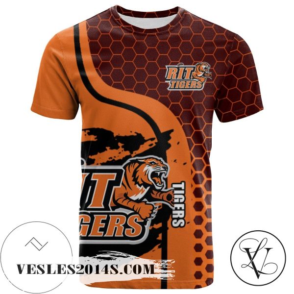 RIT Tigers All Over Print T-shirt My Team Sport Style – NCAA