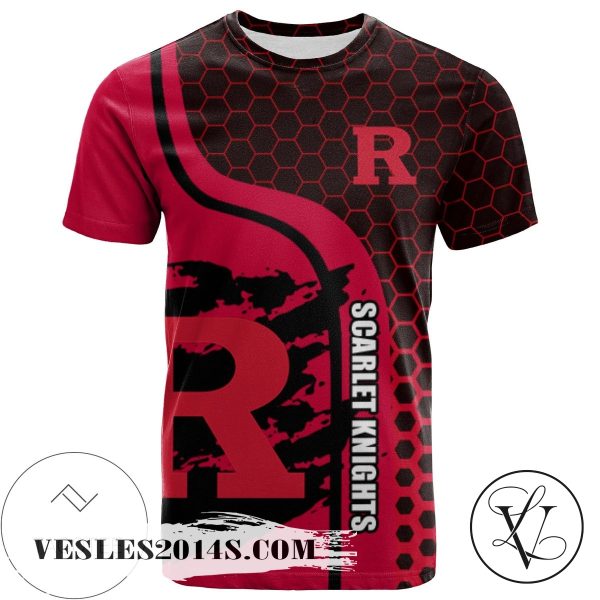 Rutgers Scarlet Knights All Over Print T-shirt My Team Sport Style – NCAA