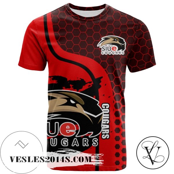 SIU Edwardsville Cougars All Over Print T-shirt My Team Sport Style – NCAA