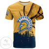 San Jose State Spartans All Over Print T-shirt Men’s Basketball Net Grunge Pattern – NCAA