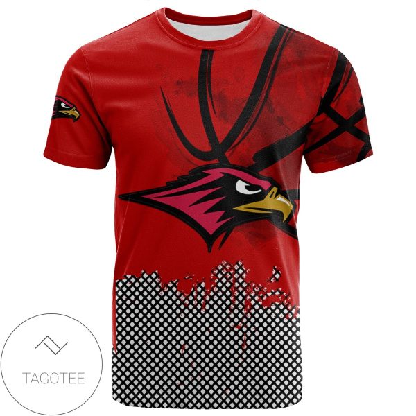 Seattle Redhawks All Over Print T-shirt Men’s Basketball Net Grunge Pattern – NCAA