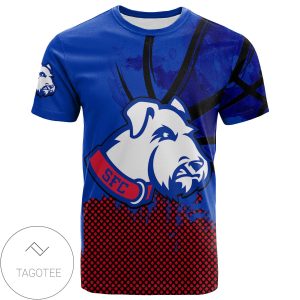 St. Francis Brooklyn Terriers All Over Print T-shirt Men’s Basketball Net Grunge Pattern – NCAA