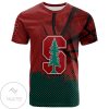 Stanford Cardinal All Over Print T-shirt Men’s Basketball Net Grunge Pattern – NCAA