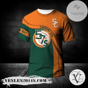 Swift Current 57s T-shirt Curve Personalized Custom Text  – CA BASEBALL