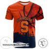 Syracuse Orange All Over Print T-shirt Men’s Basketball Net Grunge Pattern – NCAA