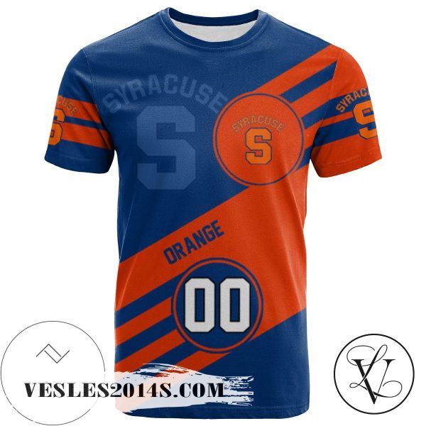 Syracuse Orange All Over Print T-shirt Sport Style Logo   – NCAA