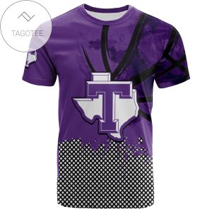 Tarleton State Texans All Over Print T-shirt Men’s Basketball Net Grunge Pattern – NCAA