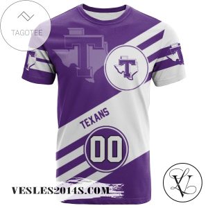 Tarleton State Texans All Over Print T-shirt Sport Style Logo   – NCAA