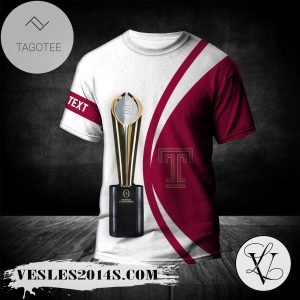 Temple Owls All Over Print T-shirt 2022 National Champions Legendary – NCAA