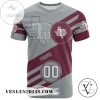 Texas Southern Tigers All Over Print T-shirt Sport Style Logo   – NCAA