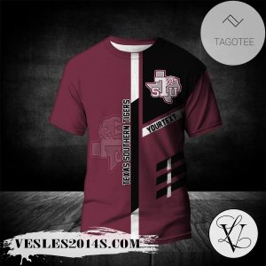 Texas Southern Tigers Personalized Custom Text All Over Print T-shirt  – NCAA