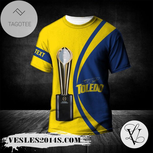 Toledo Rockets All Over Print T-shirt 2022 National Champions Legendary – NCAA