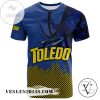 Toledo Rockets All Over Print T-shirt Men’s Basketball Net Grunge Pattern – NCAA