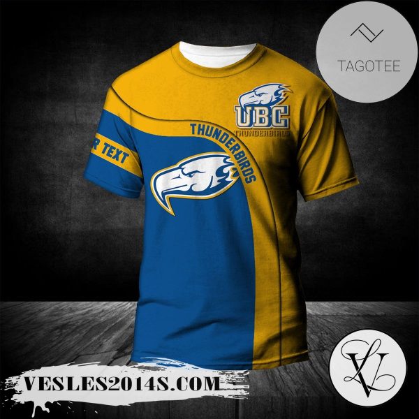 UBC Thunderbirds T-shirt Curve Personalized Custom Text  – CA CIS