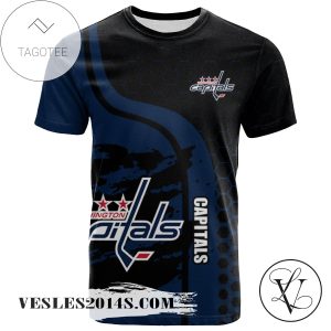 Washington Capitals All Over Print T-shirt My Team Sport Style – NHL