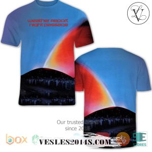 Weather Report band Night Passage Album 3D T-Shirt