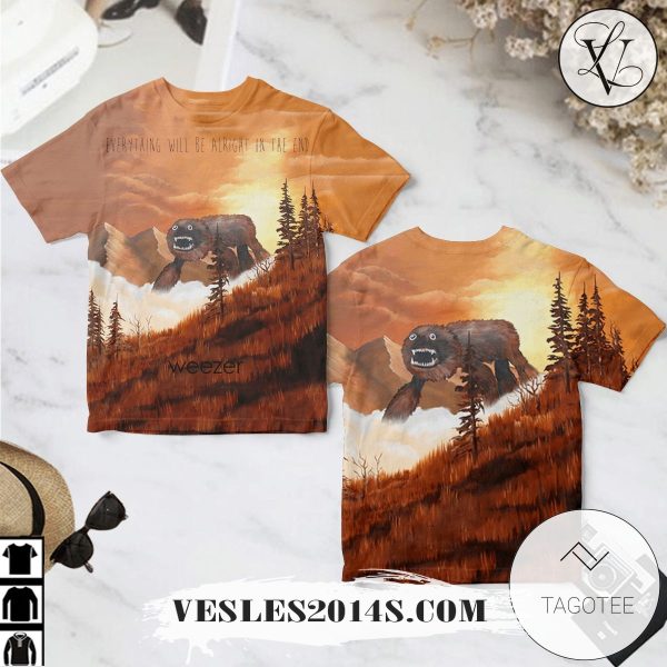 Weezer Everything Will Be Alright In The End Album Cover Shirt For Fans