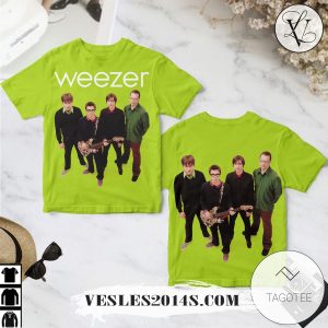 Weezer Green Album Cover Shirt For Fans