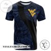 West Virginia Mountaineers All Over Print T-shirt Polynesian   – NCAA