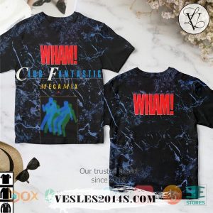 Wham Club Fantastic Album 3D T-Shirt