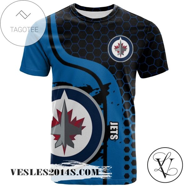 Winnipeg Jets All Over Print T-shirt My Team Sport Style – NHL