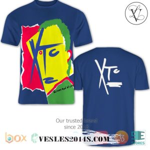 XTC Drums and Wires Album 3D T-Shirt