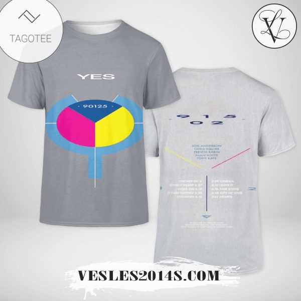 Yes 90125 Album Cover Shirt For Fans