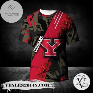 Youngstown State Penguins All Over Print T-shirt Sport Style Keep Go On  – NCAA