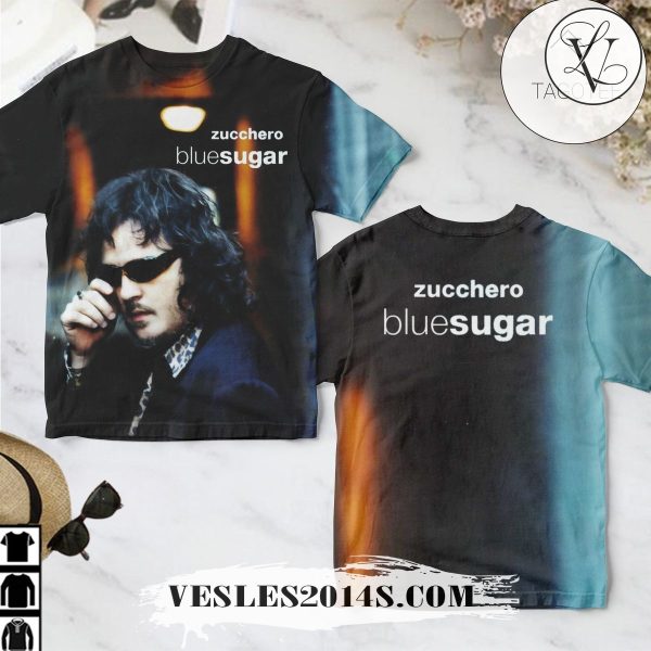 Zucchero Blue Sugar Album Cover Shirt For Fans