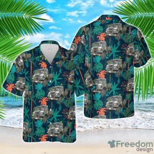 1942 Canadian Military Pattern Chevrolet truck Hawaiian Shirt Aloha Beach Shirt