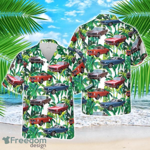 1965 Ford Mustang (First Generation) Hawaiian Shirt Summer Beach Shirt