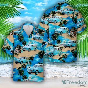 1970 Morris Minor 1000 Traveller Hawaiian Shirt Aloha Beach Shirt