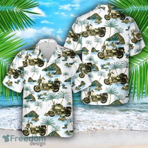 1978 Kawasaki KZ1000-C California Highway Patrol Motorcycle Hawaiian Shirt 3D Printed Beach Lover Gift