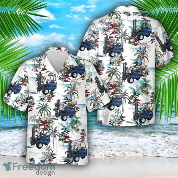 2008 Princeton PB50 PiggyBack Forklift Hawaiian Shirt Summer Beach Shirt