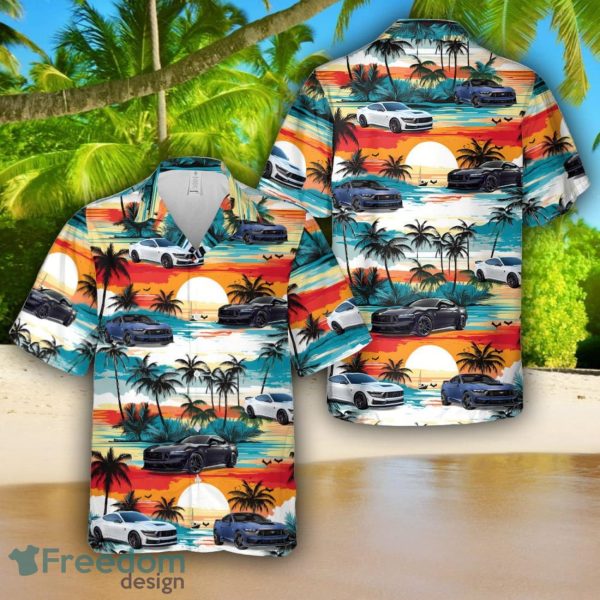 2024 Mustang Dark Horse Hawaiian Shirt 3D Printed Shirt