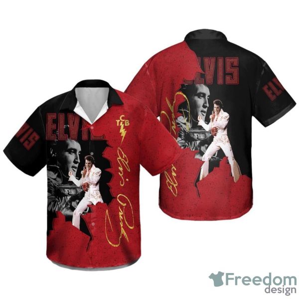 3D Elvis Presley Unisex Hawaiian Shirt Hot Summer