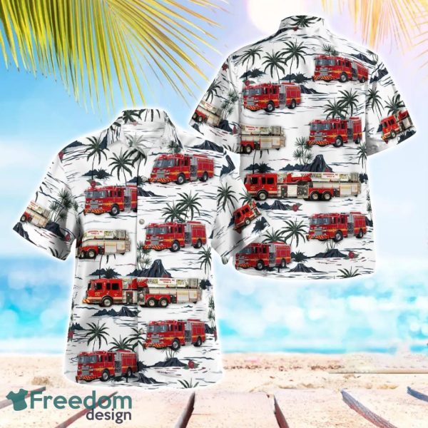 Aberdeen Fire & Rescue Department Beach Hawaiian Shirt Summer Gift