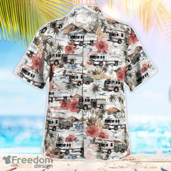 Virginia Fire Department Hawaiian Shirt Beach Summer Shirt