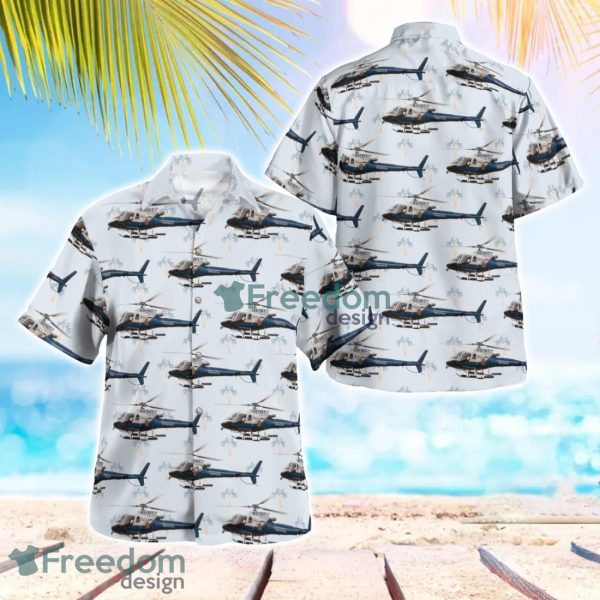 Alaska State Troopers Helicopter Hawaiian Shirt Beach Summer Shirt