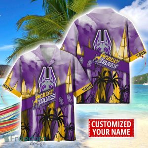 Albany Great Danes Hawaii Shirt Custom Name Sports Team Beach Shirt