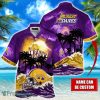 Albany Great Danes NCAA Hawaiian Shirt Coconut Tree Waves Beach Hawaii Shirt Custom Name For Fans