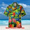 Aloha Casual Parrot Printed Short Sleeve Print Over 3D Hawaiian Shirt