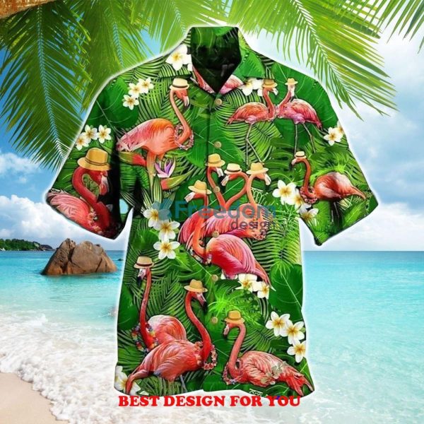 Aloha Fabulous Flamingo Unisex Print Over 3D Hawaiian Shirt